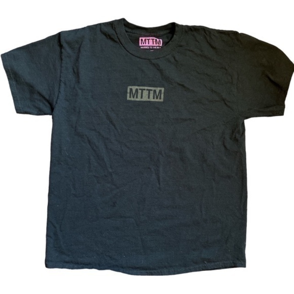 Married to the Mob, size medium, black T-shirt, MTTM